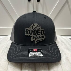 Rodeo Mama Laser Engraved Richardson Trucker Hat.
